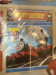 Thomas & Friends Giant Scene Setter Wall Decorating Kit Giant 5 Piece Set Party