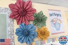 Teacher Created Resources Cottage Charm Paper Flowers Premade Decorations for