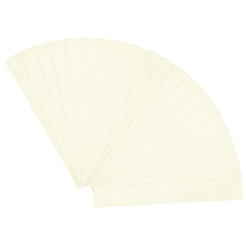 20-Pack Crepe Paper, 3.3ftx20″ Crepe Paper Streamer Sheet [Cream White]