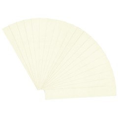 20-Pack Crepe Paper, 3.3ftx20″ Crepe Paper Streamer Sheet [Cream White]
