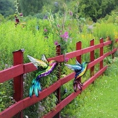 Decoration Hummingbird Bird Crafts For Garden Hanging Home Decor Indoor