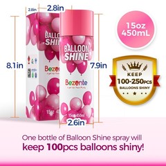 Balloon Shine Spray – 15 oz High Shine Balloon Spray, Waterproof, Long-Lastin…