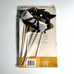 Graduation 7 Pc Photo Props – Party Decor and One Grad Cap Decoration Cap Cover