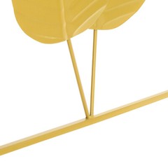 2PCS Wall Decorations Gold Iron Leaf Wall Hanging Home Decor w/Frame Wall Decor