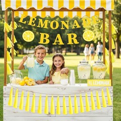 Lemonade Stand Party Decorations – 3PCS Lemonade Bar Banner Tassels Supplies …