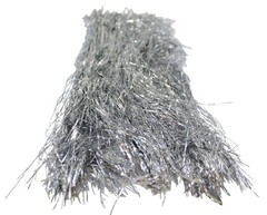 Silver Tinsel for Christmas Tree – 18 Inches – 1000 Strands – icicles