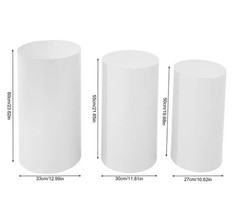 Round Dessert Table Cover Cylinder Pedestal Cover Party Decoration Prop Party
