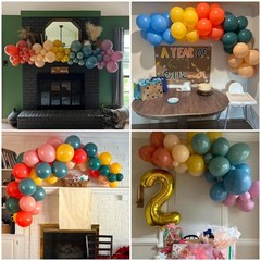Colorful Balloons Rainbow Assorted Color Latex Balloons Set 60pcs 12inch Blus…