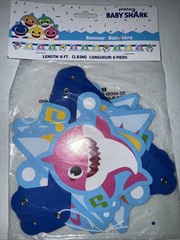 Baby Shark Jointed Doo Doo Doo 6 Ft Party Banner By Unique #77390 New – Qty Disc