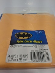 Batman Party Supply Lot-1ea Table Cover,32ea Napkins,32ea Small Plates&32ea Larg
