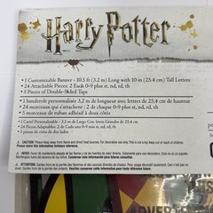 NOS Harry Potter Customizable Birthday Banner Hogwarts Party Decoration