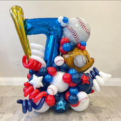 Baseball-Balloon 10PCS 18In Sports Theme Foil Balloons Baseball Glove Design Bal