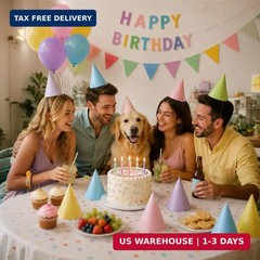 Pre-Assembled Party Hats for Kids, Birthday Hats for Kids & Adults