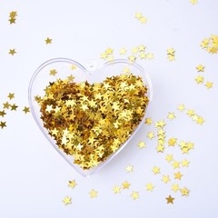 30g Glitter Gold Star Confetti for Party and Wedding Décor – Festive Sparkle