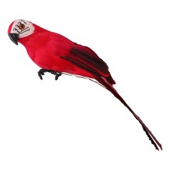 Artificial Feather Parrot Simulation Fake Bird Model Home Garden Lawn Tree Decor