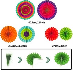 Party Decorations, Colourful Rainbow Foil Fringe Curtain Fiesta Hanging Paper…
