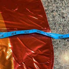 Rainbow shape 32” Mylar balloon multi color. New in plastic never opened