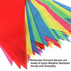 Colorful Pennant Banner Flags Multicolor Bunting String Garland 1020′ 720PC