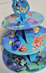 Finding Dory Finding NEMO Cupcake DISPLAY Stand Cardboard Kids Birthday Party
