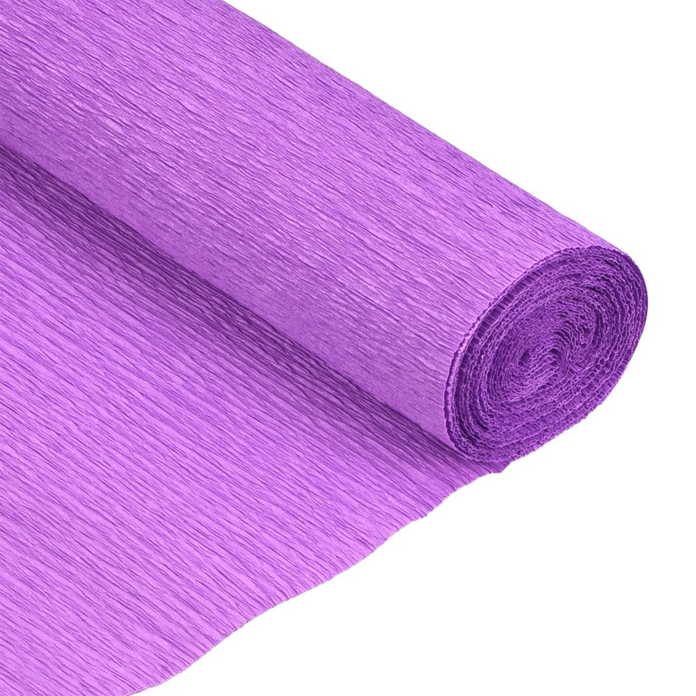 Crepe Paper Roll Crepe Paper Decor 7.5ft Long 20 Inch Wide, Light Purple