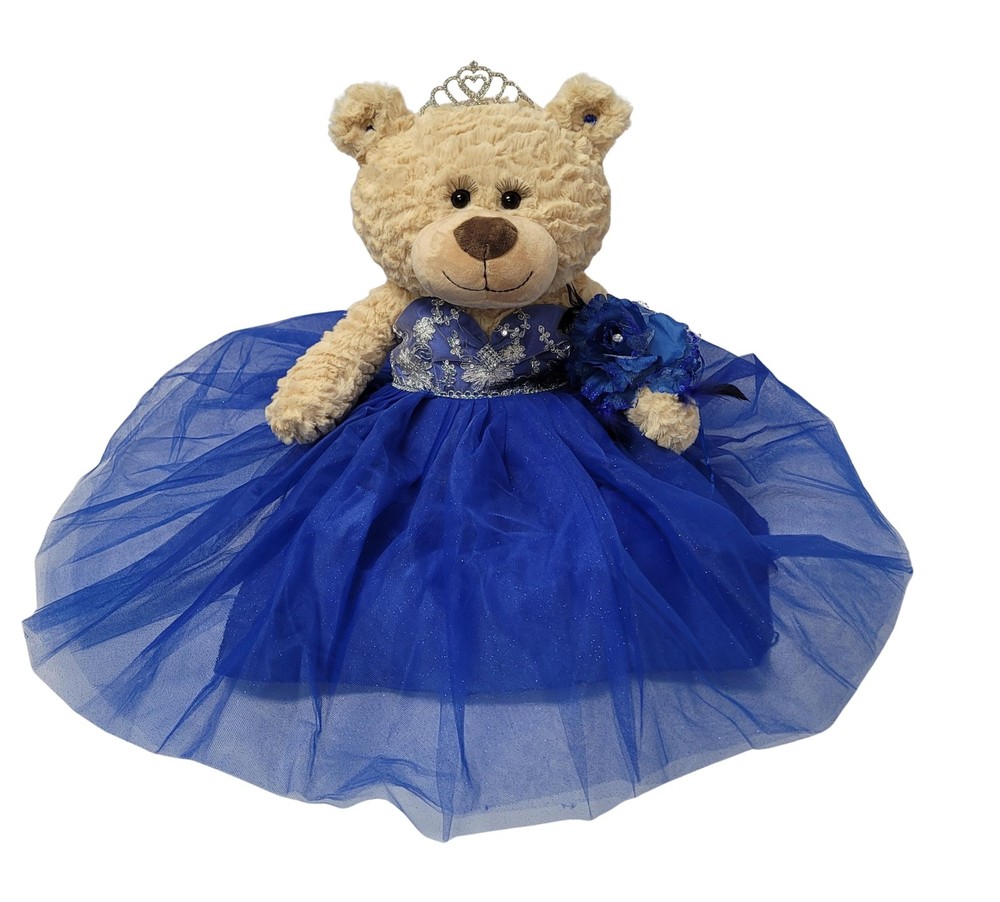 Large 20” Quinceañera Teddy Bear Centerpiece – Elegant Dress, Oversized Keeps…