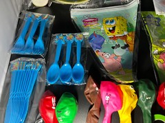 Spongebob Squarepants Birthday Party Supplies Backdrop Banner party set big lot
