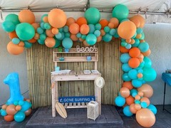 Tropical Summer Pool Party Beach Hawaiian Decorations Balloon Arch Kit, 144PC…