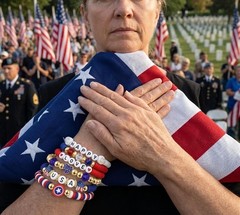 Express Your American Pride with Comfortable Red, White & Blue Beaded Bracelets