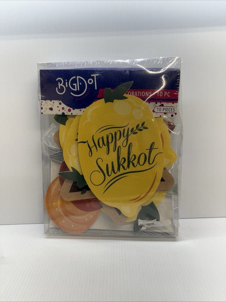 BigDot Of Happiness Yard Decorations 10 Pieces Jewish Sukkot Fun