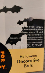 New H for Happy Halloween Decorations Balloons & Bats -5344