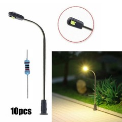 LED Street Lights For Model Making For Railway & Building Layout Resistors Hot
