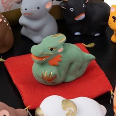 Seto Togei 2024 Zodiac Figurine Compact Dragon New Year’s Decoration Shoho Kiln