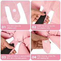 Pink Bow 10th Decorations for Girls, Light Pink White Latex Balloons with Bow…