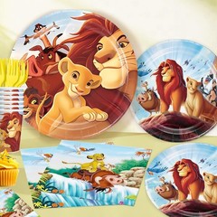 Lion King Birthday Party Disposable Tableware-Plates Cups Napkins Decorations