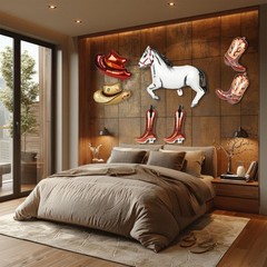 Cowboy Balloons Kit – 12 Pcs Western Themed Balloons | 4 Pcs Horse Balloons, …