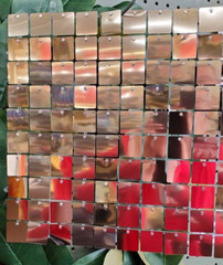 Shimmer Wall 24 Panels 12” X 12” (Golden Yellow)