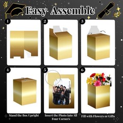 12 Pack Graduation Table Centerpieces | 7″ Photo Display Props | Congrats Grad D