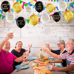 48 Pieces 12 Inches Retirement Balloons Decoration Happy Retirement Supplies Fun