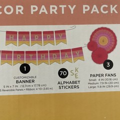 Crayola + Hallmark Color Pop Decor Party Pack 126 Pieces