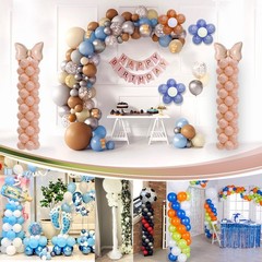 Balloon Column Stand Kit Set of 2, 7ft Height Adjustable Balloon Arch Kit, Me…