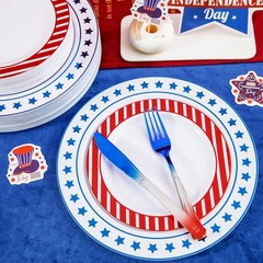 Independence Day Disposable Plates & Cutlery