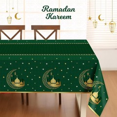 3 Pack Ramadan Table Cloth,Ramadan Decorations for Home,54″ x 108″ Eid Mubarak D
