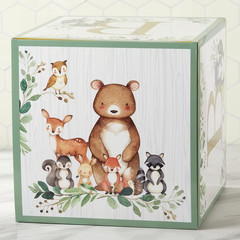 Woodland Baby Boxes with Letters for Baby Shower Decorations, Gender Reveal D…