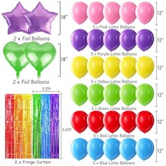 Birthday Party Decorations Rainbow Happy Birthday Banner Honeycomb Colorful