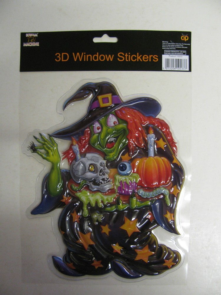 Halloween Accessories Stickers Napkins Decorations Witches Ghost Pumpkins Scary