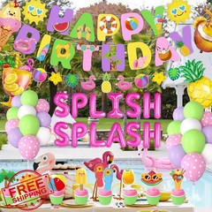 Ouddy Life Pink Pool Party Decor