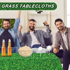 Preboun 10 Pcs Sports Tablecloths Birthday Party Decoration Green Tablecloth …