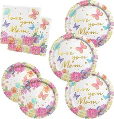Happy Mother’s Day Tableware Pack – 50 Count