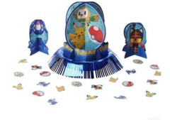 New Pokémon Pikachu Table Decorations *3 Centerpieces + 20 Confetti Pieces”. FUN