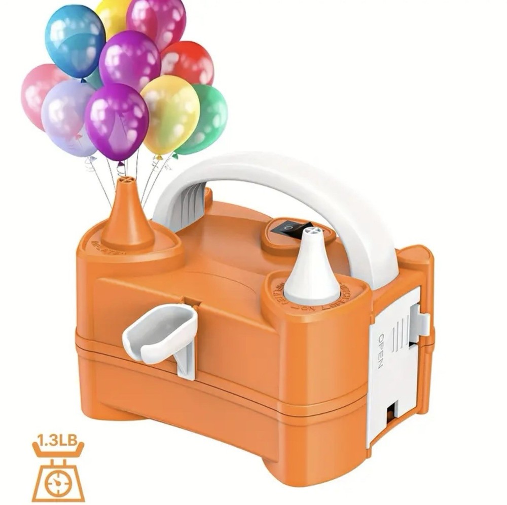 110V 600W Portable Electric Balloon Pump Two Nozzle Air Blower